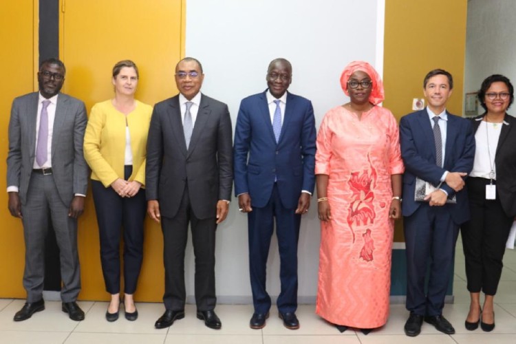 Développement économique de la Côte d’Ivoire : Le ministre Adama Coulibaly échange avec le vice-président de la Banque mondiale